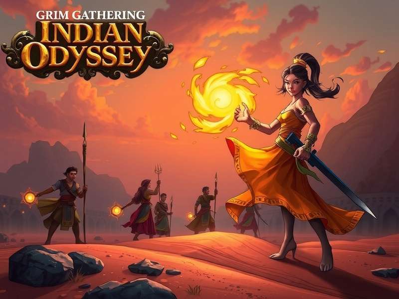 Grim Gathering Indian Odyssey Game Banner